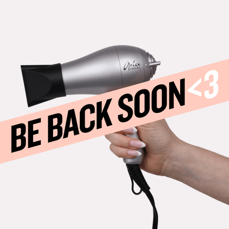 aria mini blowdryer silver