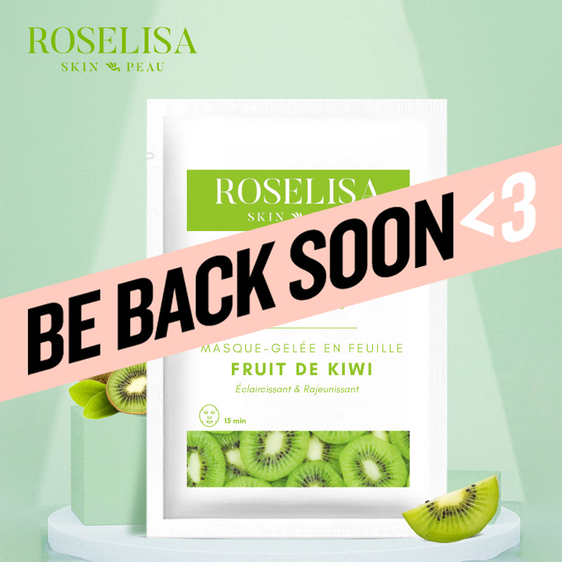 roselisa jelly sheet mask kiwi fruit 1pc