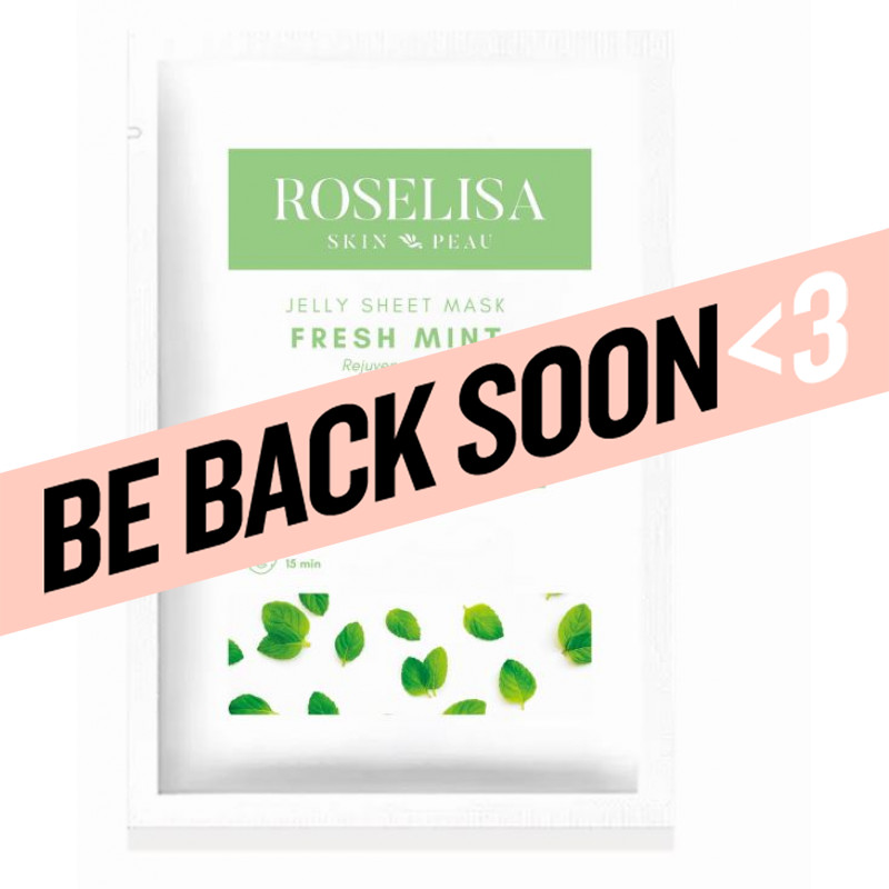 roselisa jelly sheet mask fresh mint 1pc