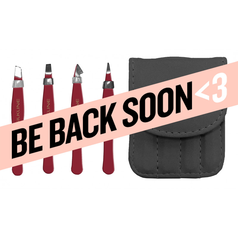 silkline euphoria mini tweezer holiday set 4pc