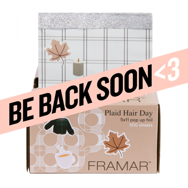 framar plaid hair day 5x11 pop up foil 500pc