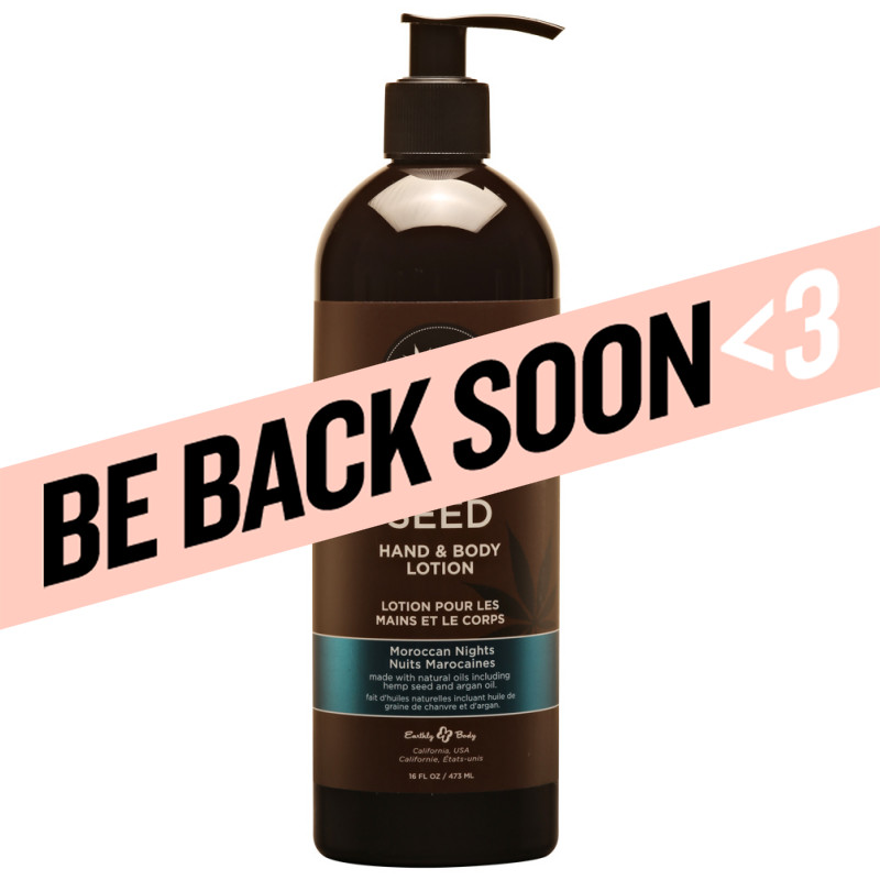 hemp seed hand & body lotion moroccan nights 16oz