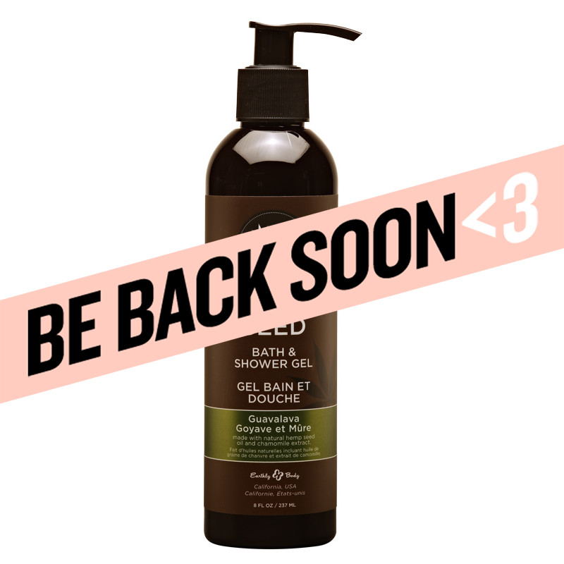 hemp seed bath & shower gel guavalava 8oz