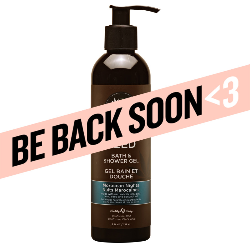 hemp seed bath & shower gel moroccan nights 8oz