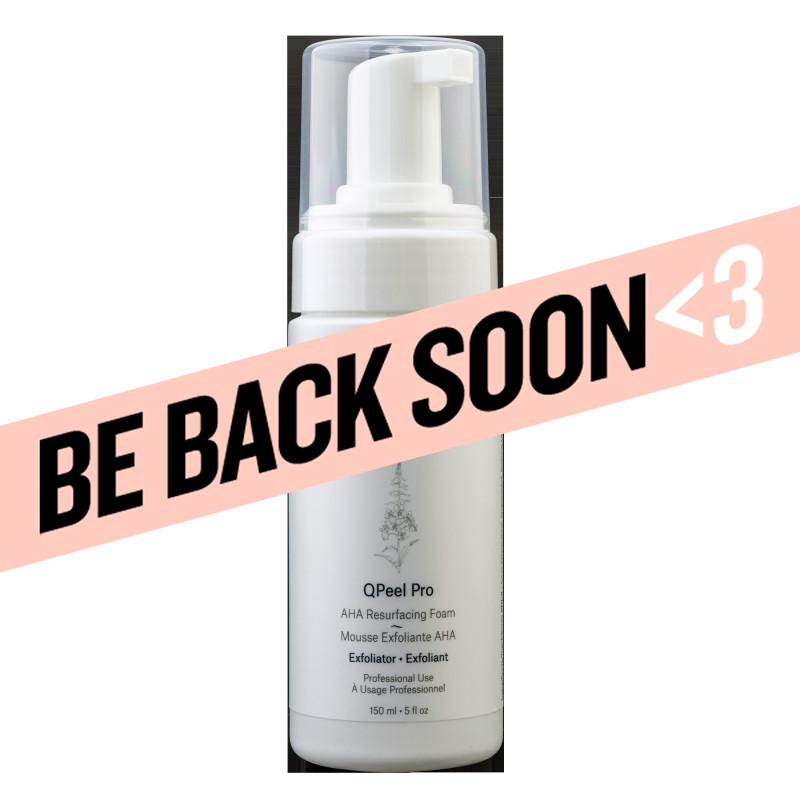 quannessence qpeel aha resurfacing foam 150ml (pro)
