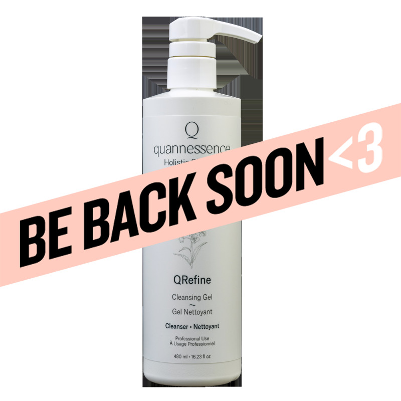 quannessence qrefine cleansing gel 480ml (pro)