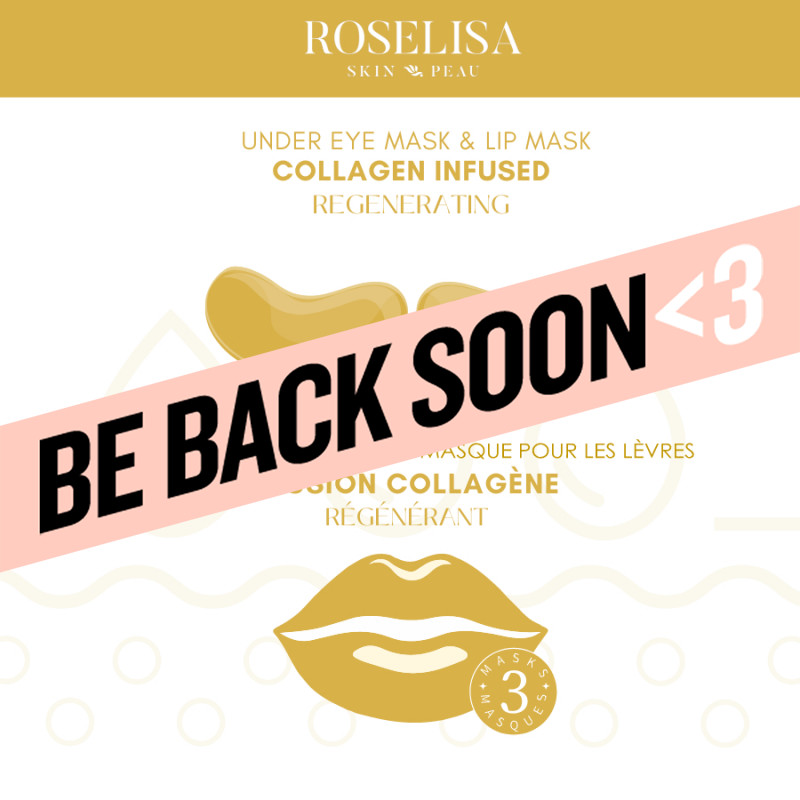 roselisa collagen lip and eye mask combo pack 6pc