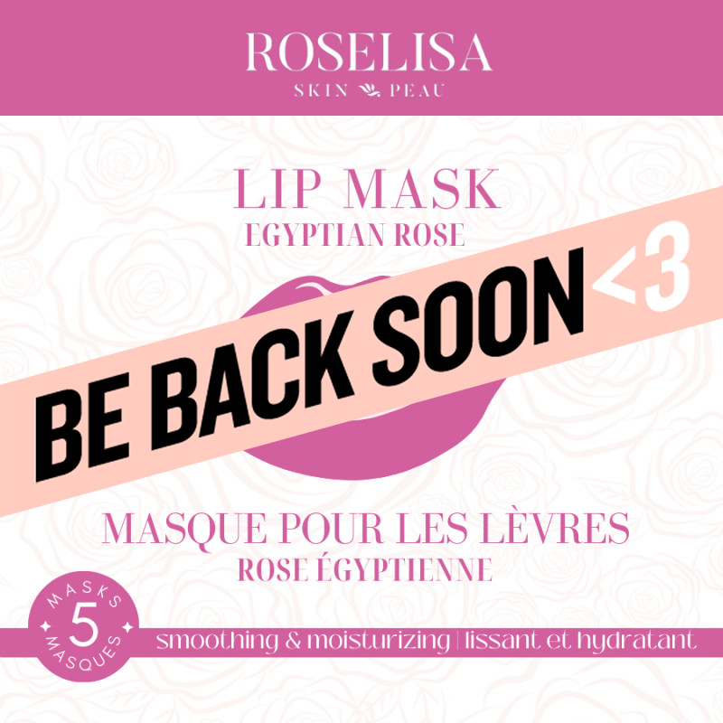 roselisa egyptian rose lip mask 5pc