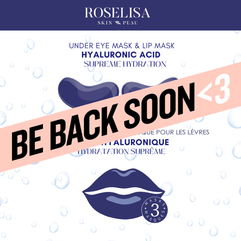 roselisa  hyaluronic acid lip and eye mask combo pack 6pc