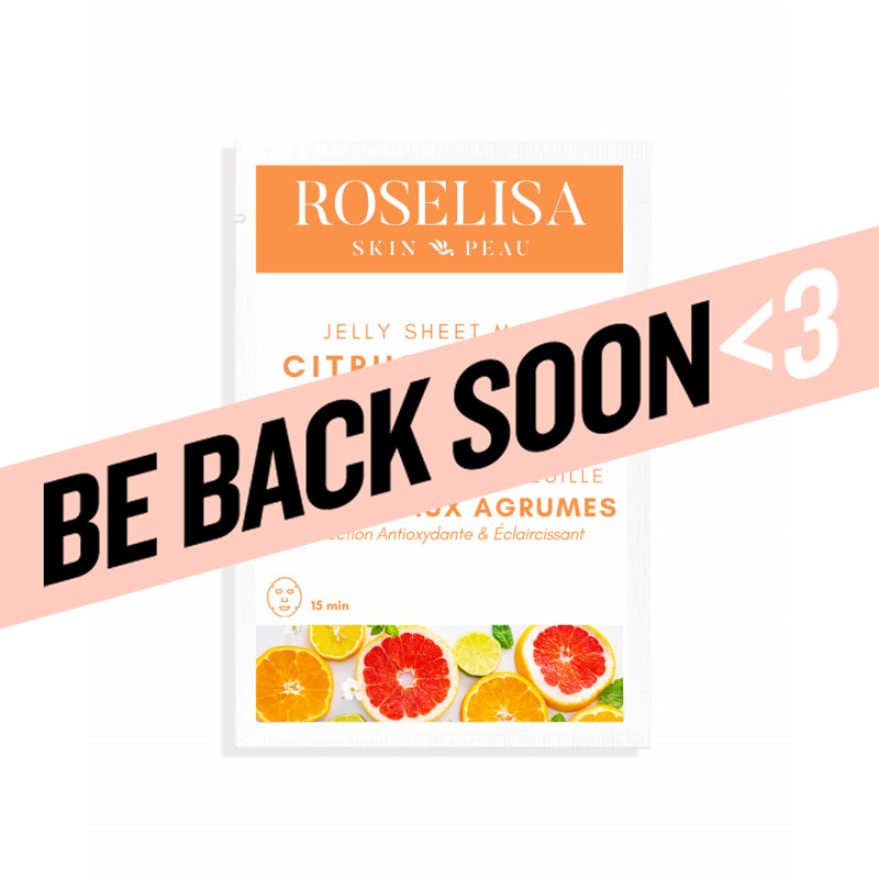 roselisa jelly sheet mask citrus vitality 1pc
