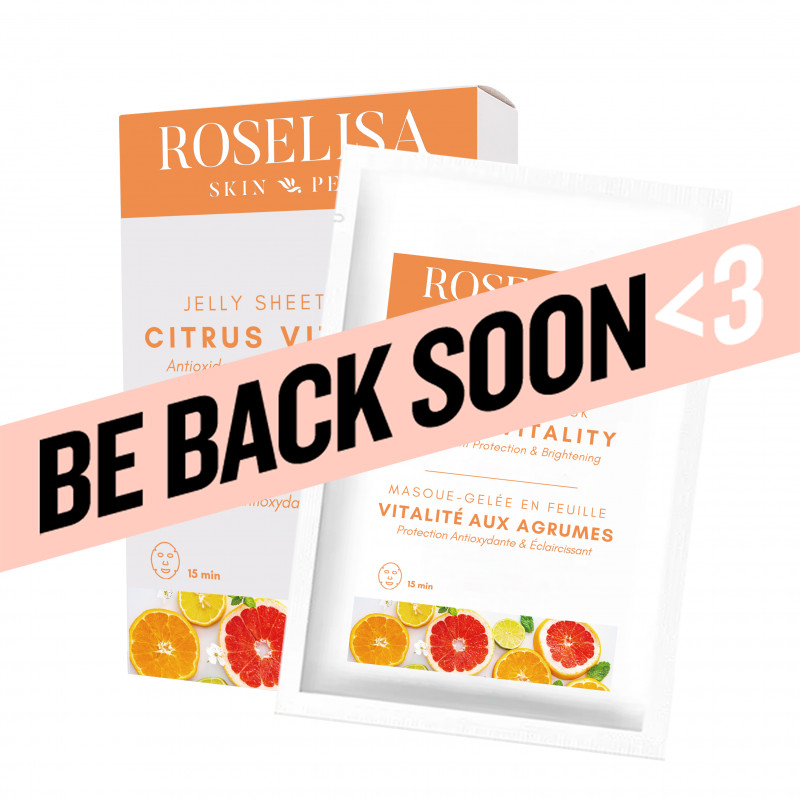 roselisa jelly sheet mask citrus vitality 10pc
