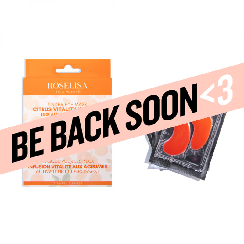 roselisa under eye mask citrus vitality 3 pack