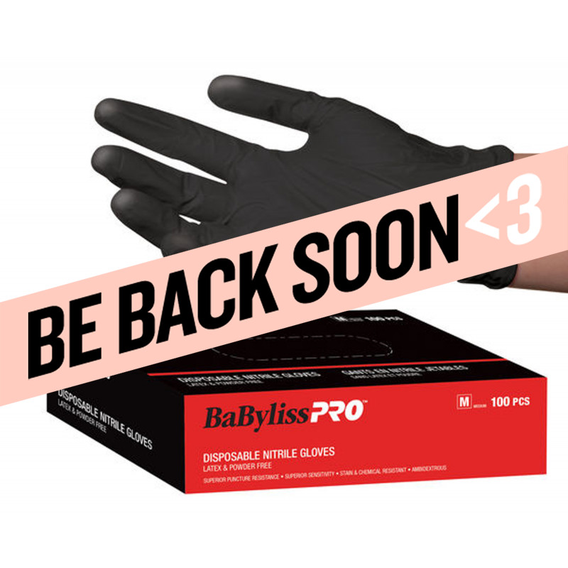 babylisspro disposable nitrile gloves – medium # besnitmducc