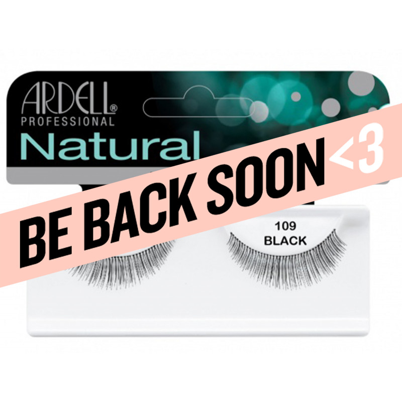 ardell natural lashes black #109