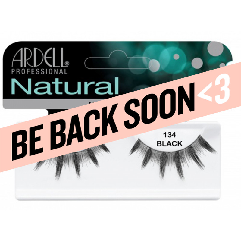 ardell natural lashes black #134