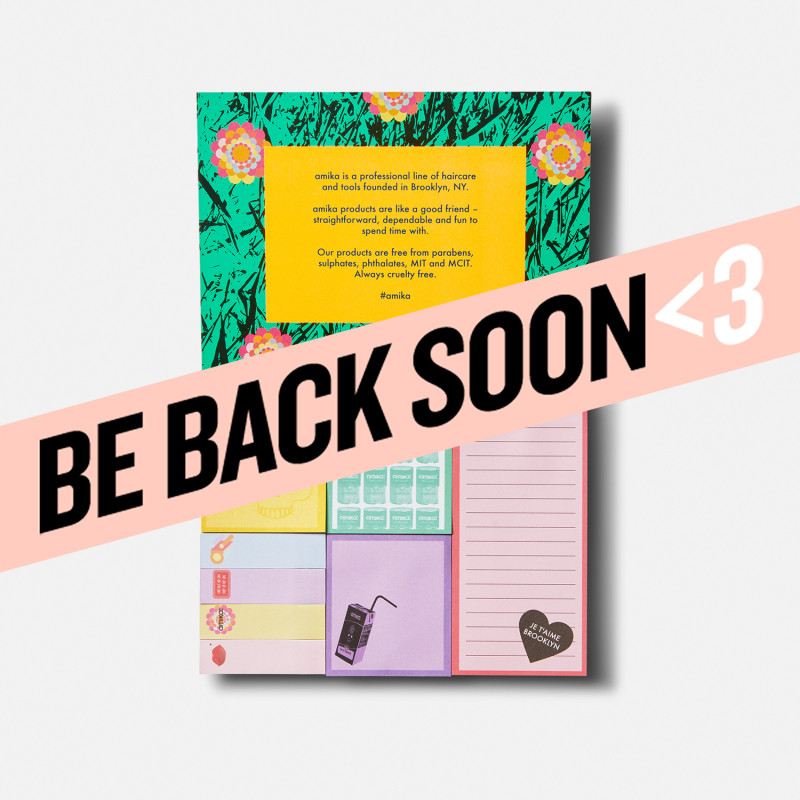 amika: forget-me-nots sticky notes