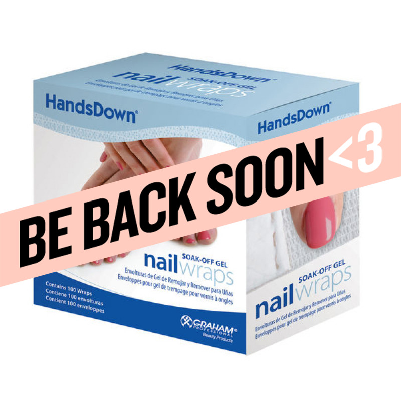 graham beauty handsdown soak-off gel nail wraps 100pc # 60906c