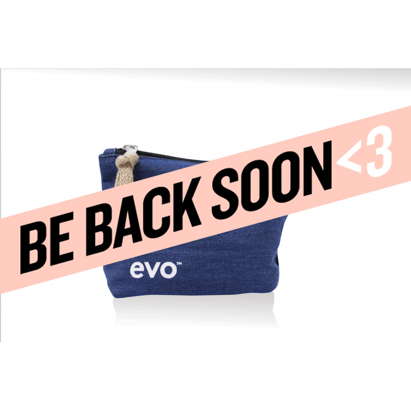 evo travel size denim bag