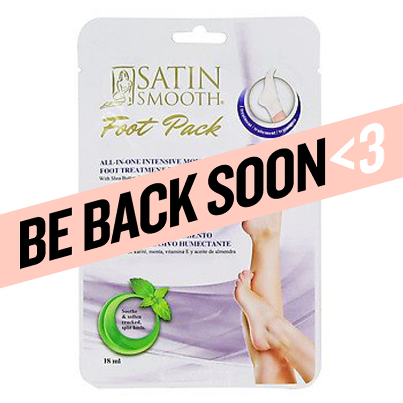 satin smooth foot pack 1p..