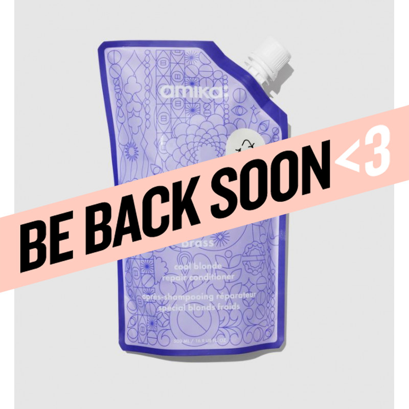 amika: bust your brass cool blonde repair conditioner refill 500ml