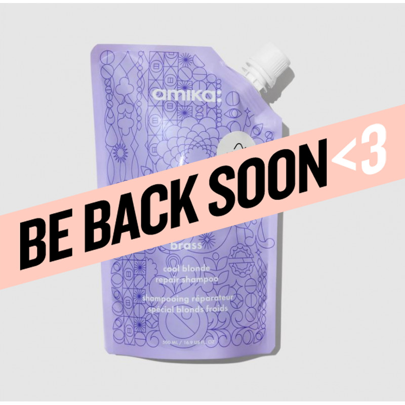 amika: bust your brass cool blonde repair shampoo refill 500ml