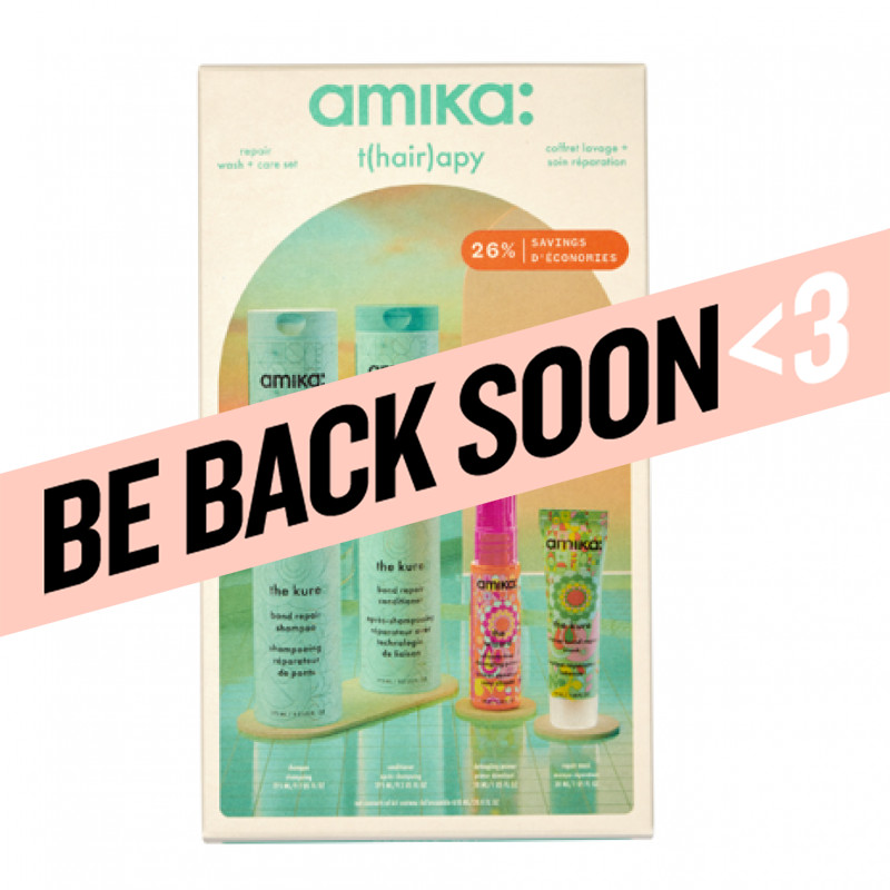 amika: t(hair)apy repair wash and care set