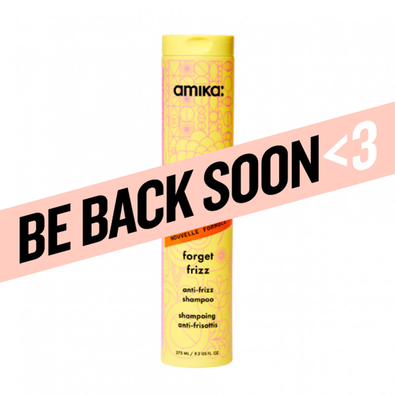 amika: forget frizz anti-frizz shampoo 275ml