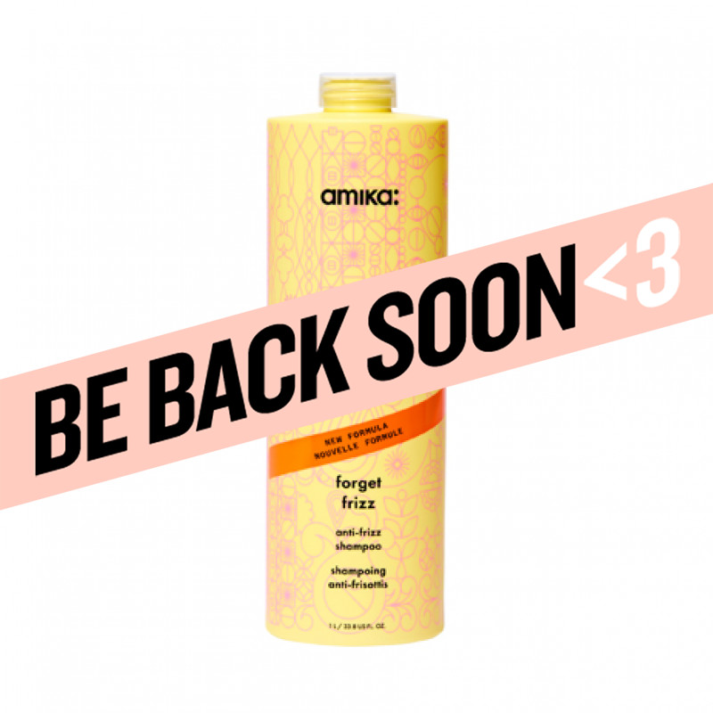 amika: forget frizz anti-frizz shampoo 1000ml