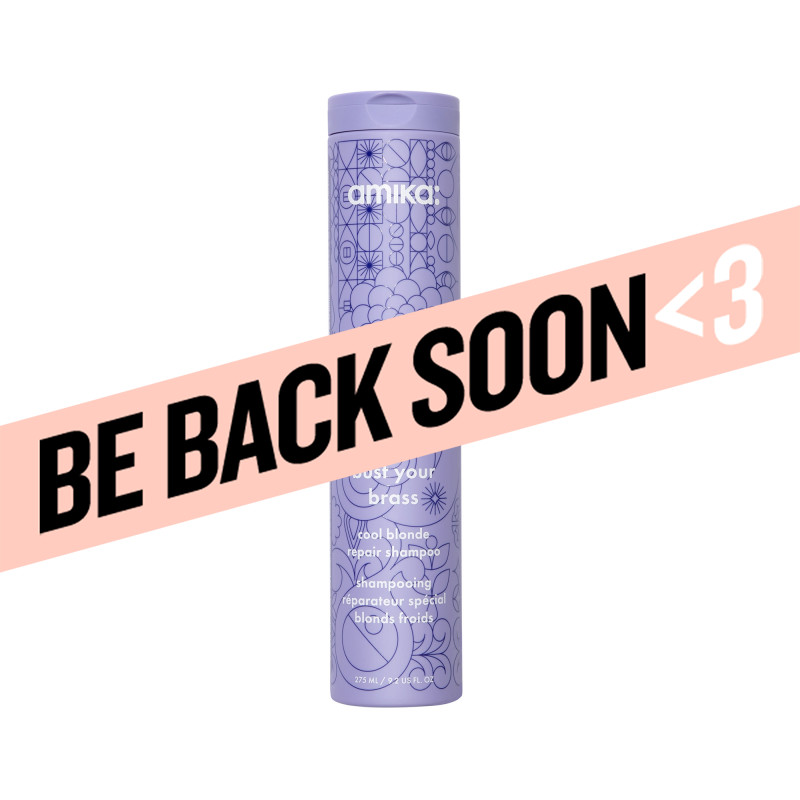 amika: bust your brass cool blonde repair shampoo 275ml