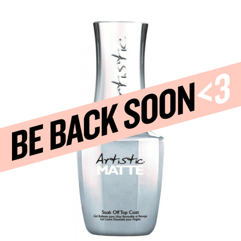 artistic matte soak off top coat .5oz
