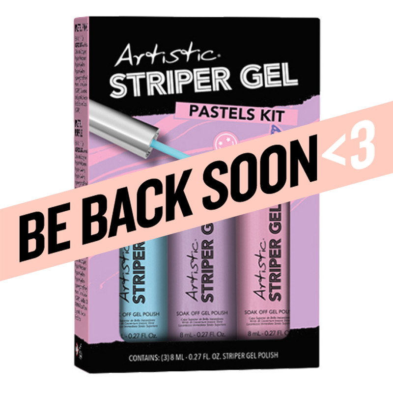 artistic striper gel kit pastels 