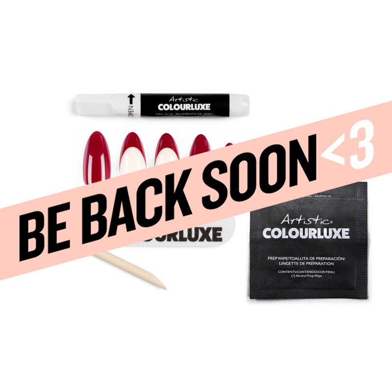 artistic colourluxe press-on tips bordeaux bliss