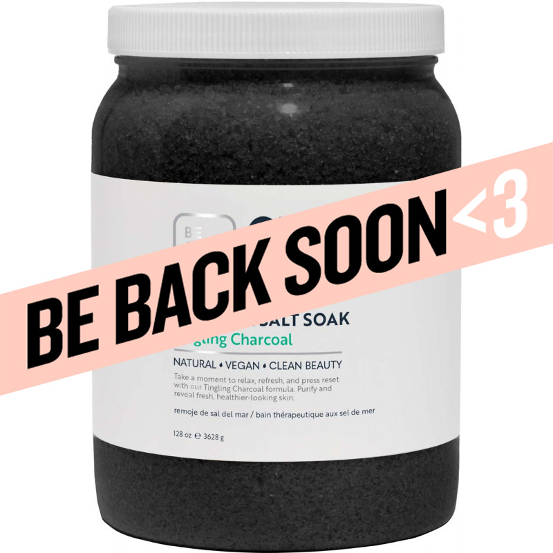 bcl spa tingling charcoal salt soak 64oz