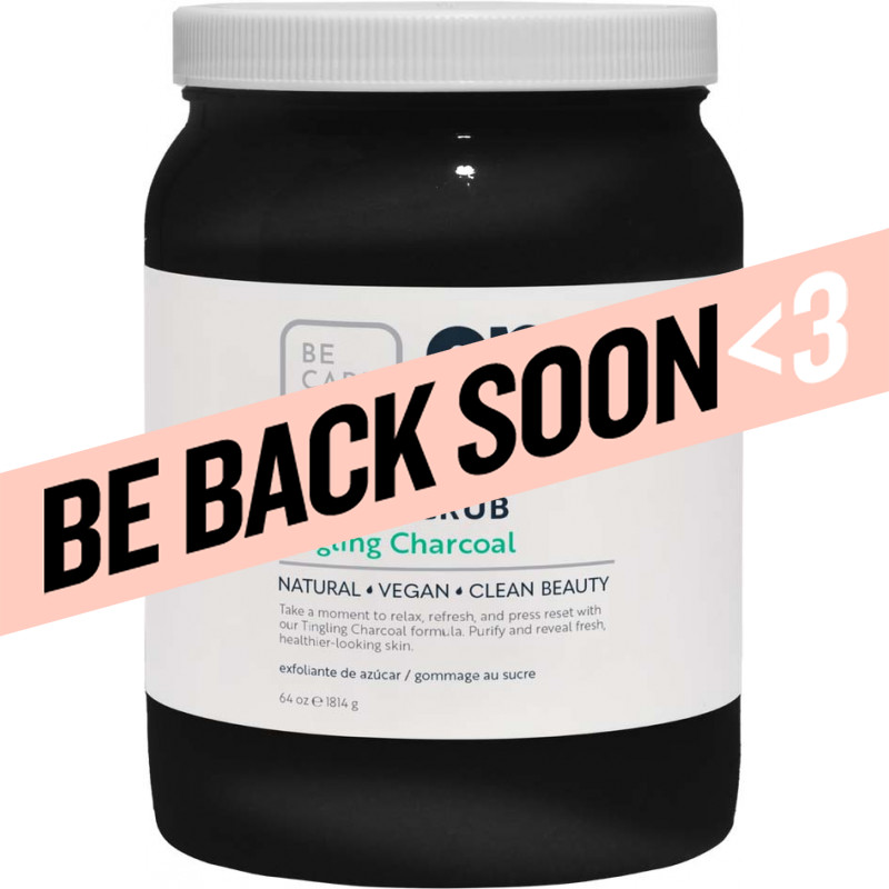 bcl spa tingling charcoal sugar scrub 64oz