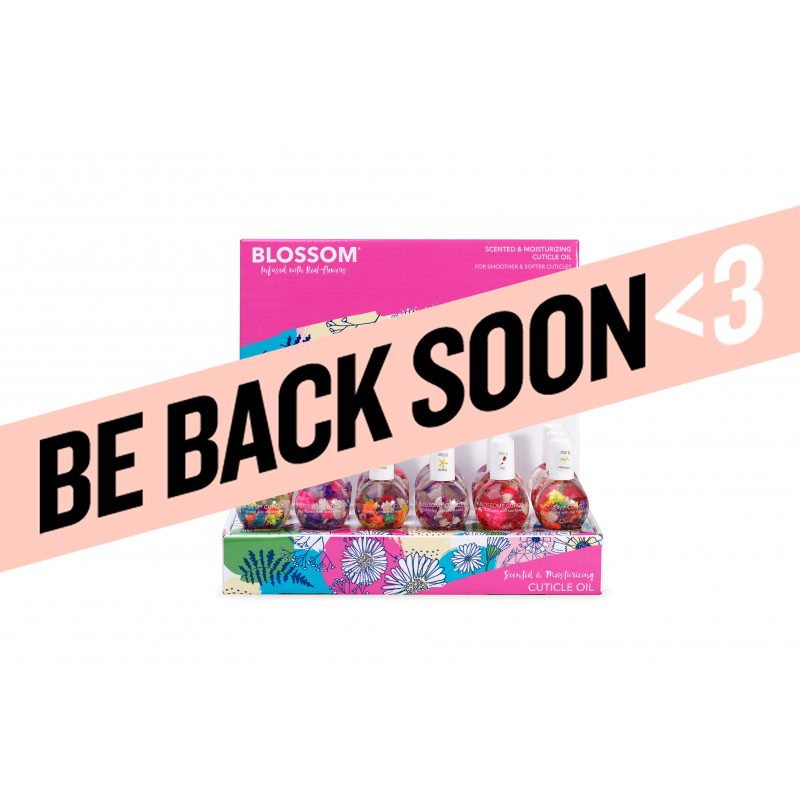 blossom floral cuticle oil 0.5oz display 18pc