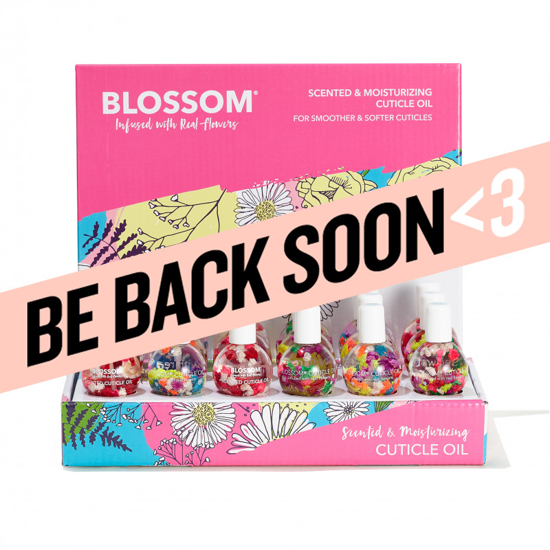 blossom fruit cuticle oil 0.5oz display 18pc