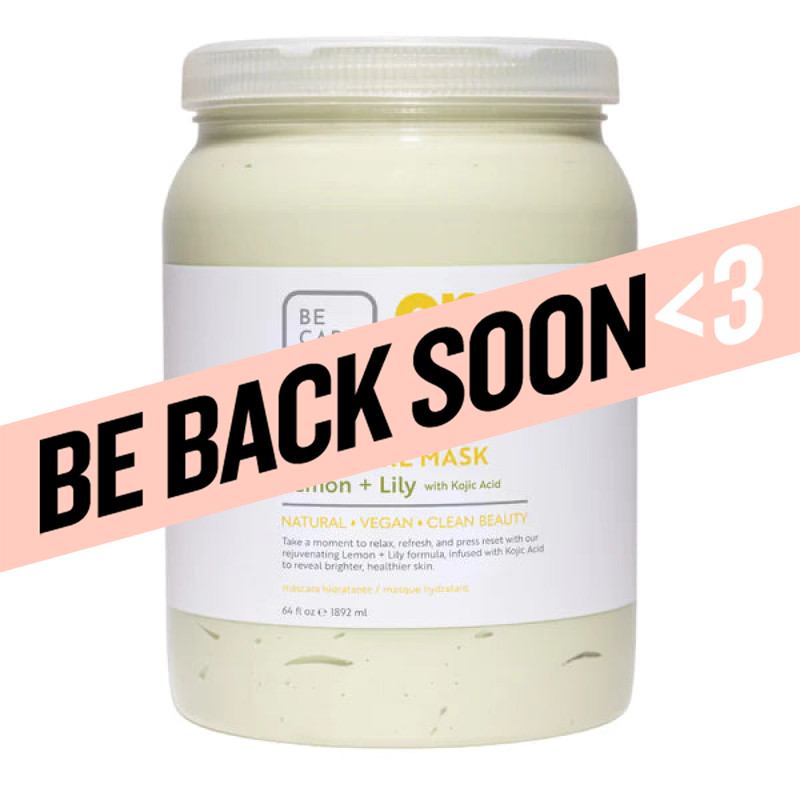 bcl spa brightening lemon & lily moisture mask 64oz