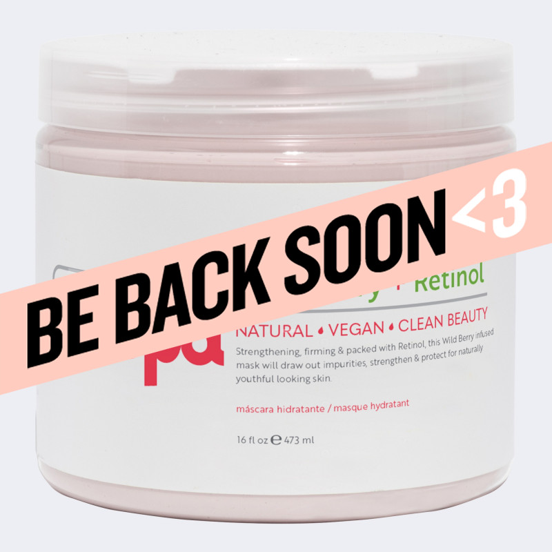 bcl spa wildberry + retinol moisture mask 16oz