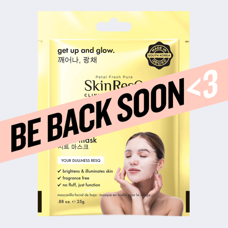 bcl get up & glow korean sheet mask 1pc