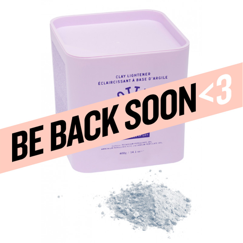 evo bottle blonde clay lightener 400g
