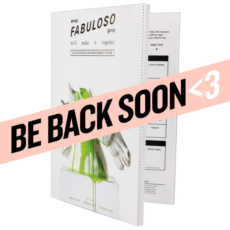 evo fabuloso pro mixologist menu