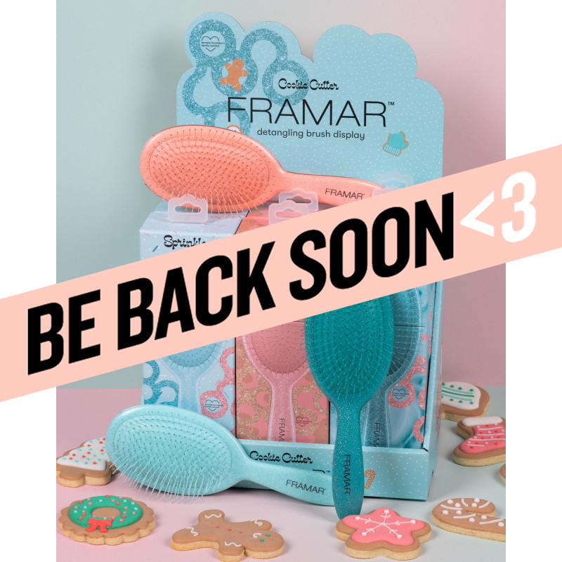 framar cookie cutter brush display 9pc