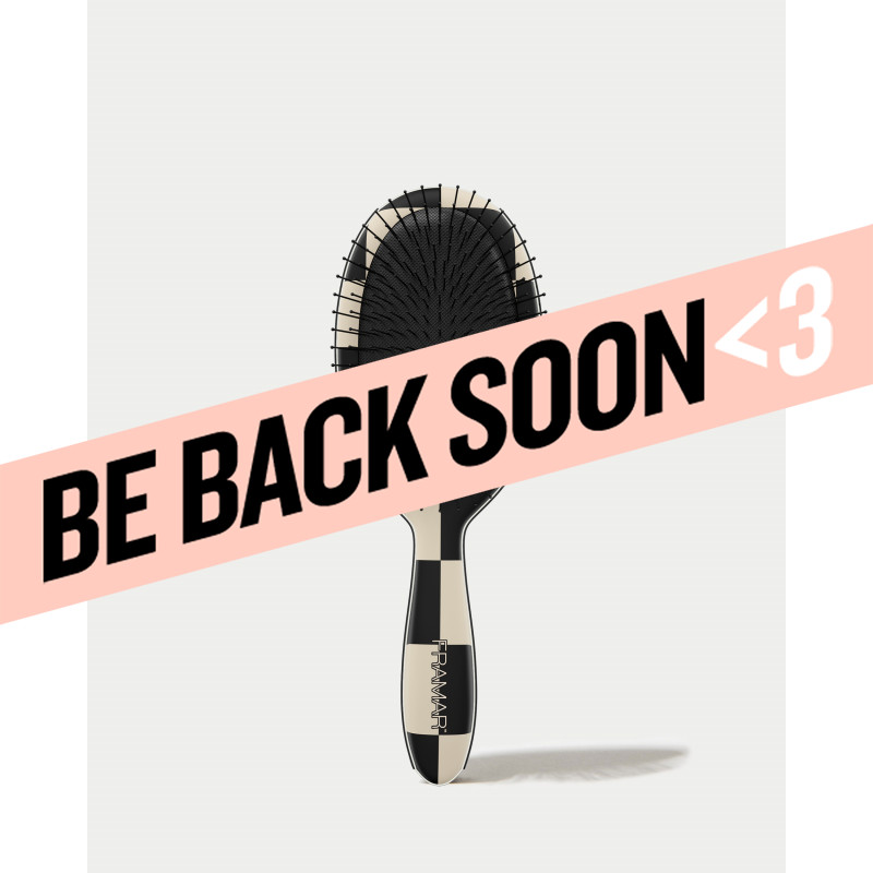 framar checked out black detangling brush