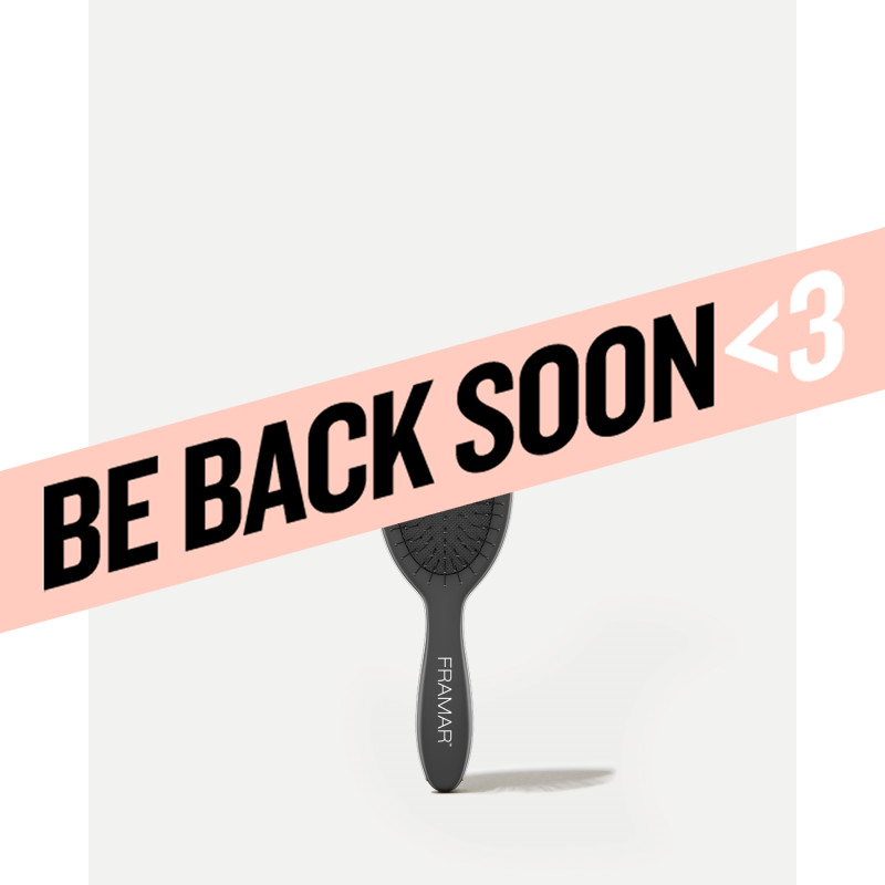 framar mini detangling brush black