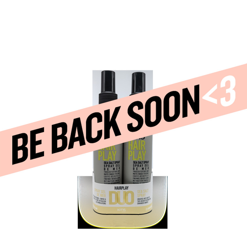 kms hairplay sea salt spray duo pack