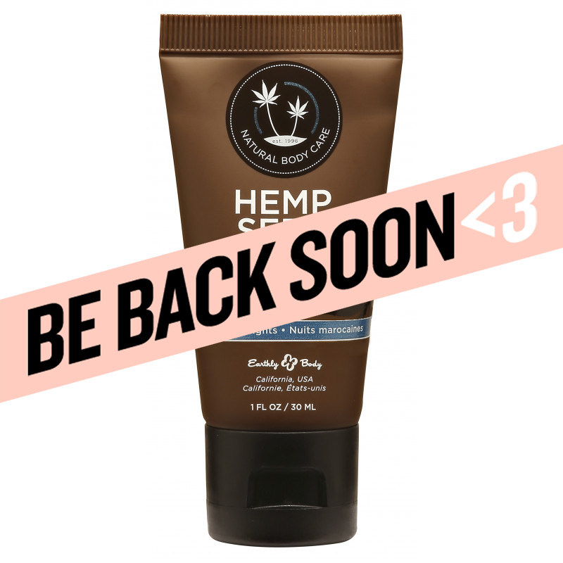 hemp seed hand & body lotion moroccan nights 1oz 