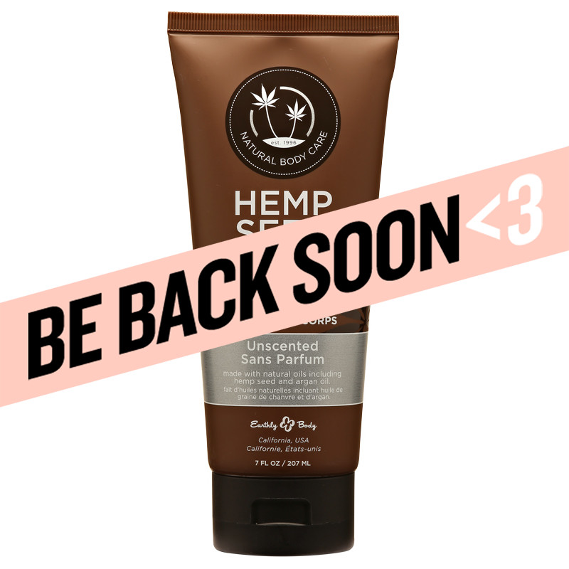 hemp seed hand & body lotion unscented 7oz