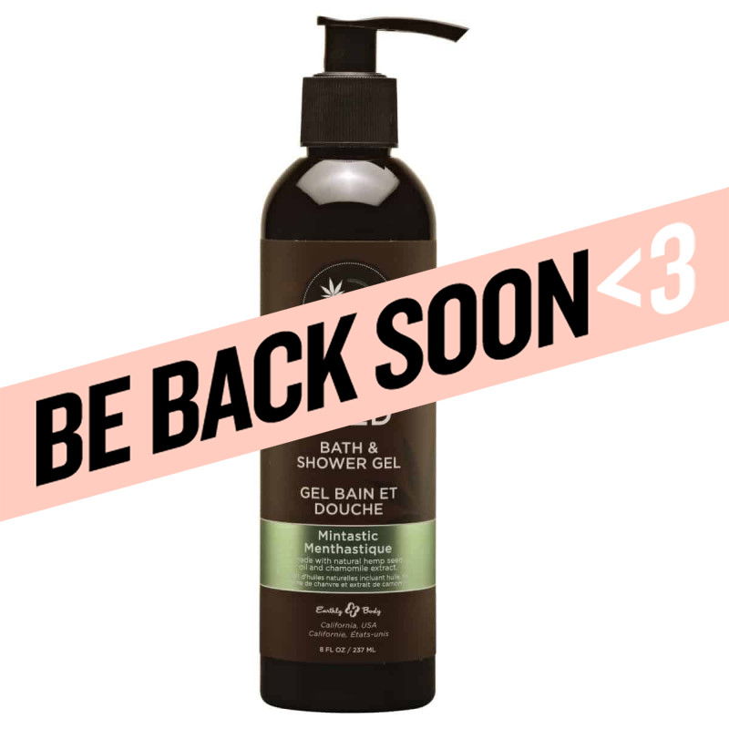 hemp seed bath & shower gel mintastic tingly 8oz 