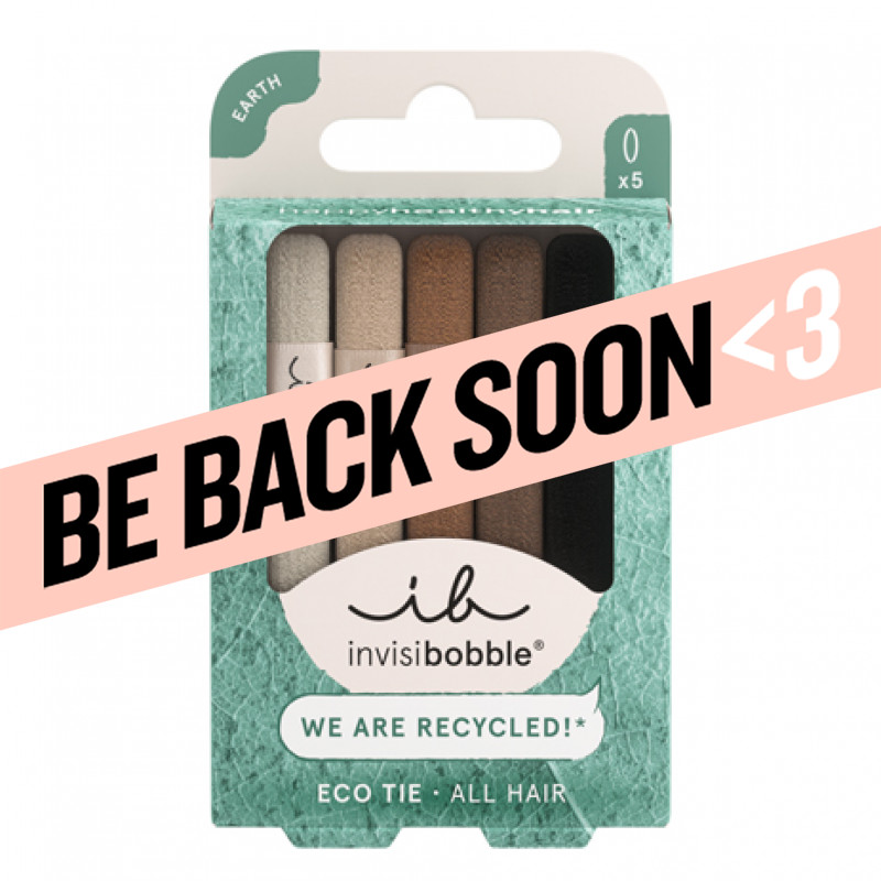 invisibobble eco-tie mocha 5pc
