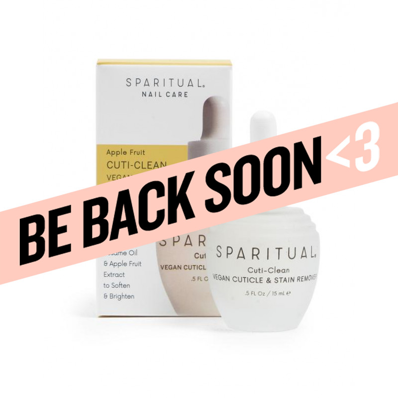 sparitual apple fruit cuti-clean vegan cuticle & stain remover .5oz